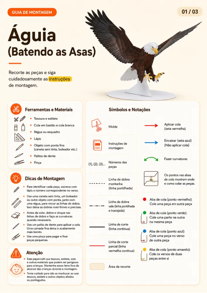 Exemplo temporário do molde de Águia, imagem 1